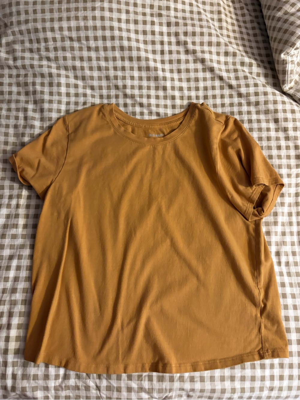 Old Navy Short Sleeve Crewneck Tee - Mustard Yellow